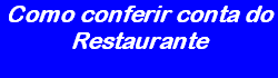 Conta restaurante